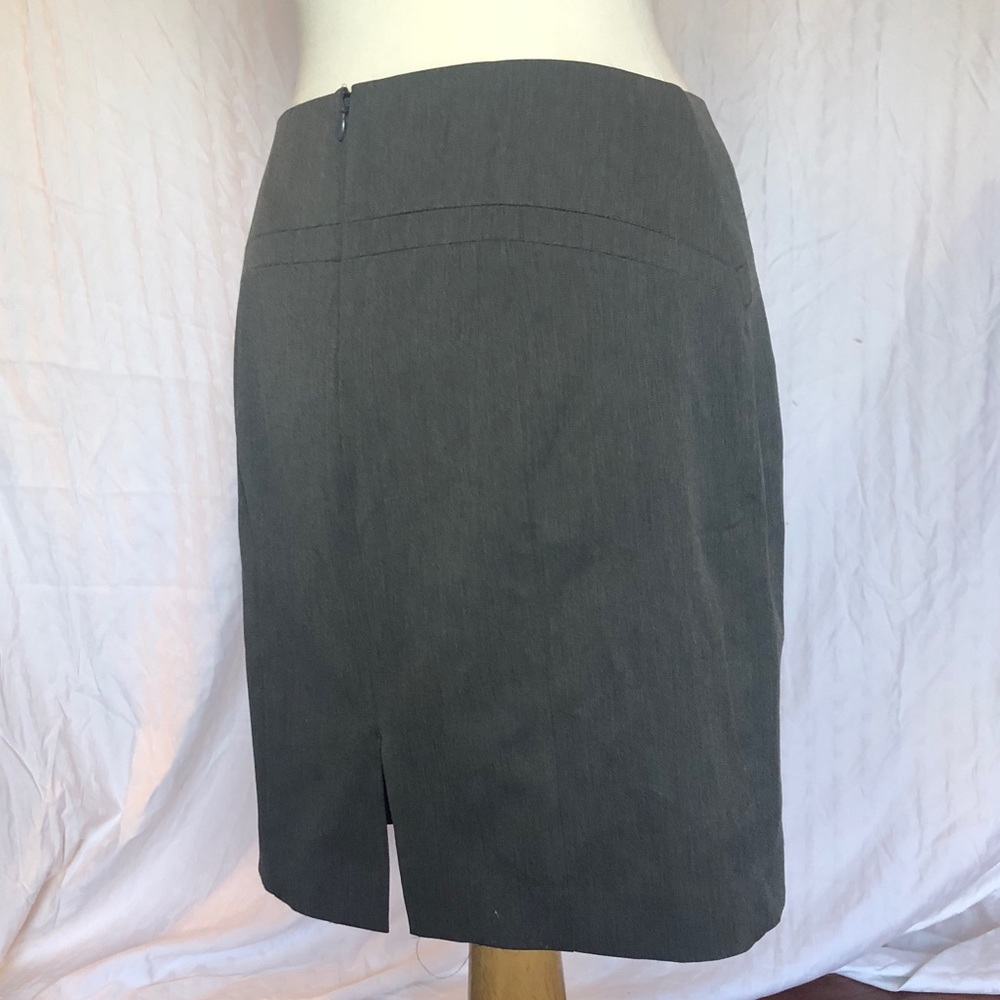 Grey Pencil Skirt (Express)